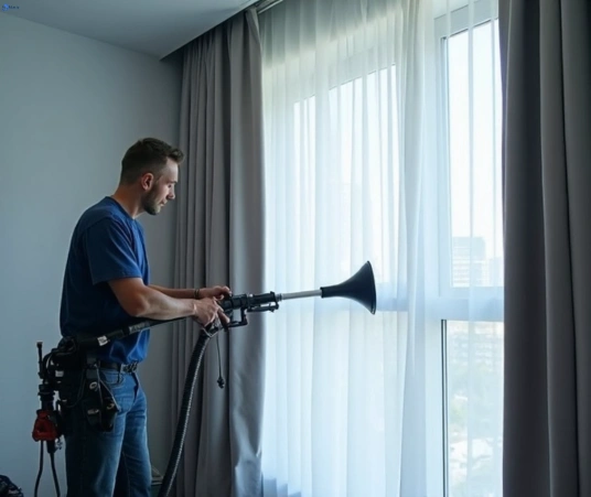 Professional drapes cleaning process tools Matty Curtain Cleaning bowen-hills