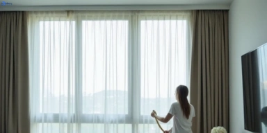 Delicate sheer drape cleaning bowen-hills Matty Curtain Cleaning