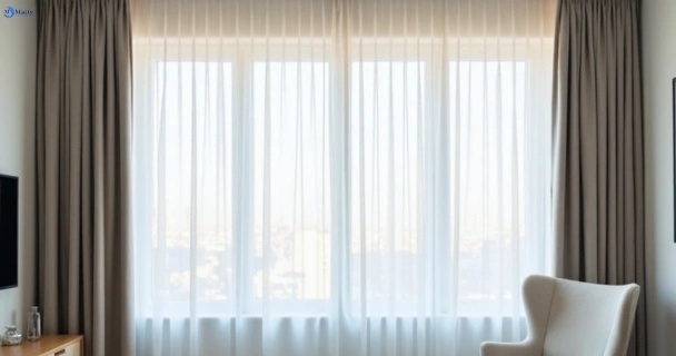 Restored vibrant drapes in bowen-hills QLD after Matty Curtain Cleaning