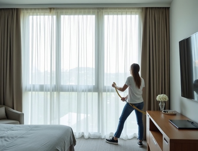 Bowen Hills Sheer Curtain Cleaning